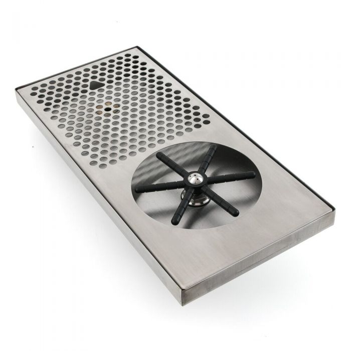 Espresso Parts 15" x 7" Rinser with Side Spray