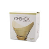 Chemex Pre-Folded Square Natural Coffee Filters - 100 Count