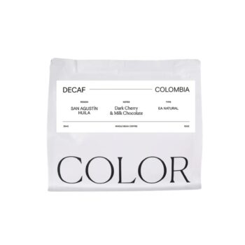 Color Coffee Roasters - Colombia San Agustin Decaf