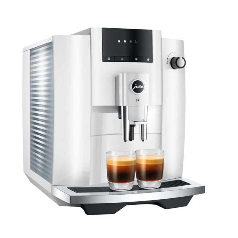 Jura E4 Superautomatic Espresso Machine - White - Open Box