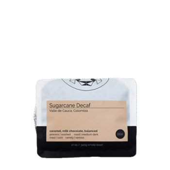 Black White Coffee Roasters Sugarcane Decaf