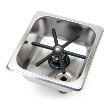 Espresso Parts 6" x 6" Recessed Rinser