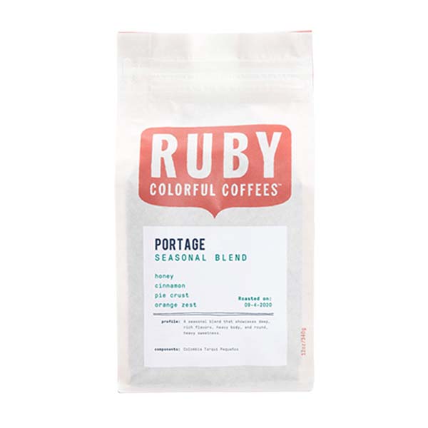Ruby Colorful Coffees Portage Blend